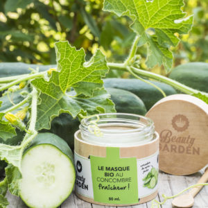 Masque bio concombre