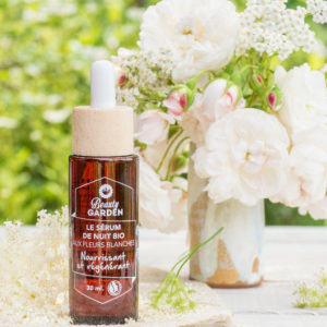 Sérum de nuit bio aux fleurs blanches